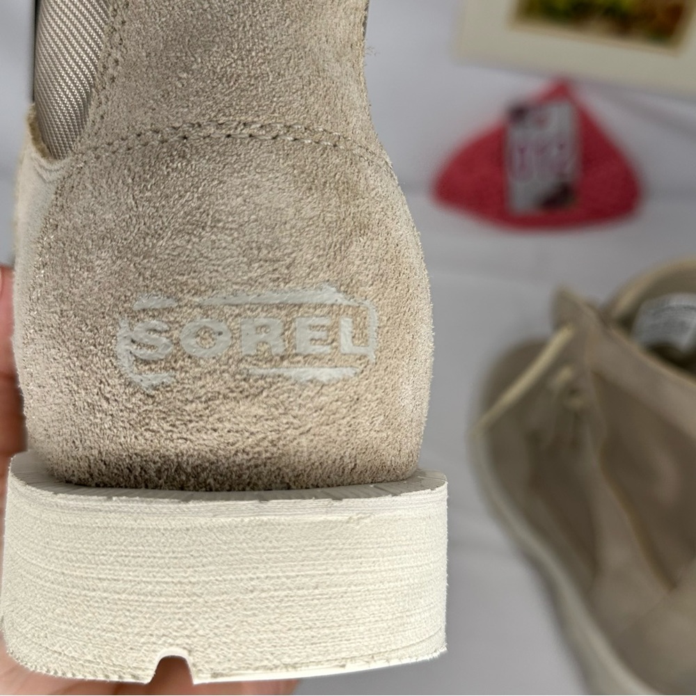 NWT Sorel Caribou OTM WaterProof Ancient Fossil/Chalk Boots Size 11 - Picture 12 of 14
